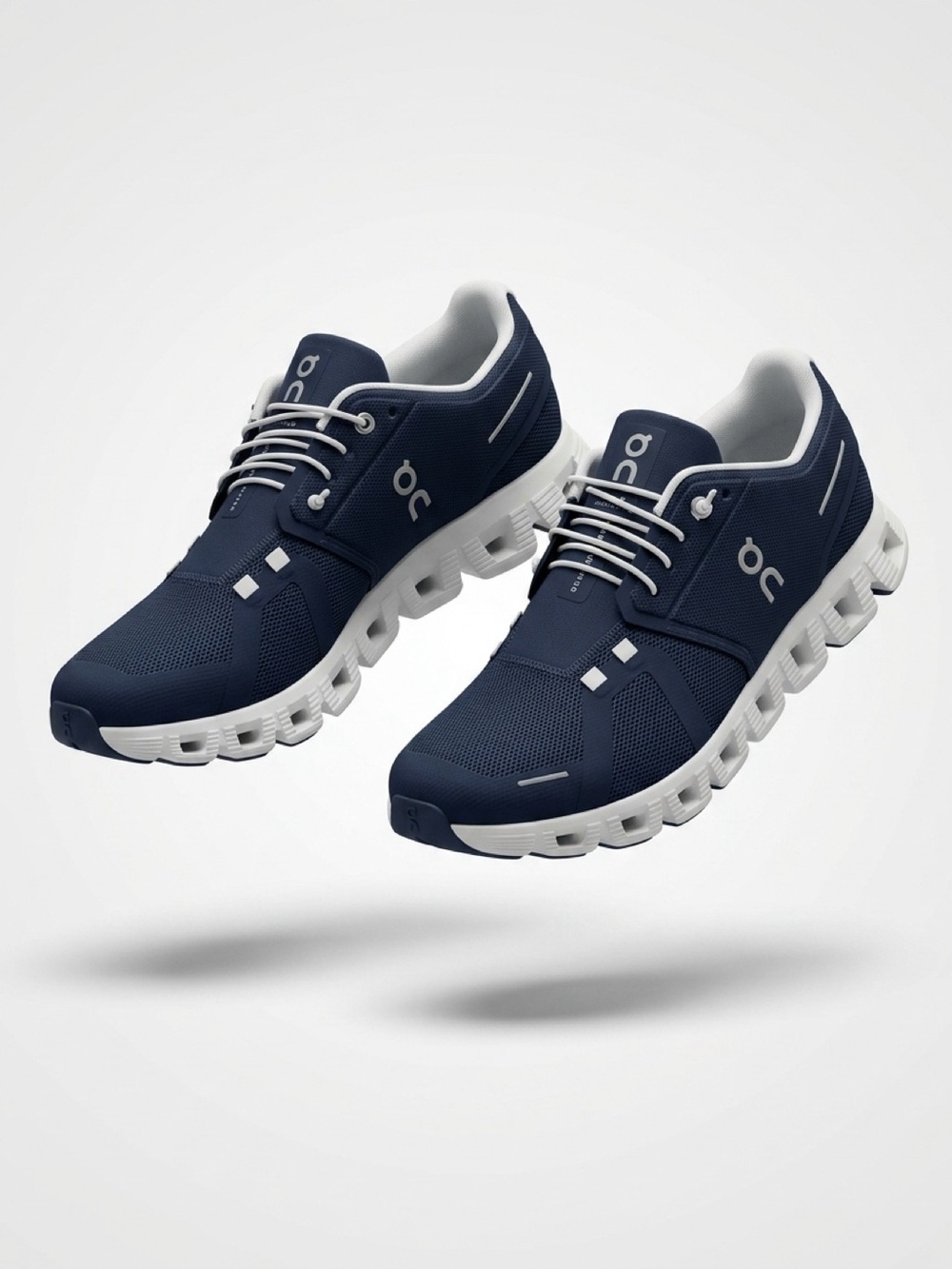 On Running Navy & White Men's Cloud Sneakers #onrunning #onshoes #oncloud